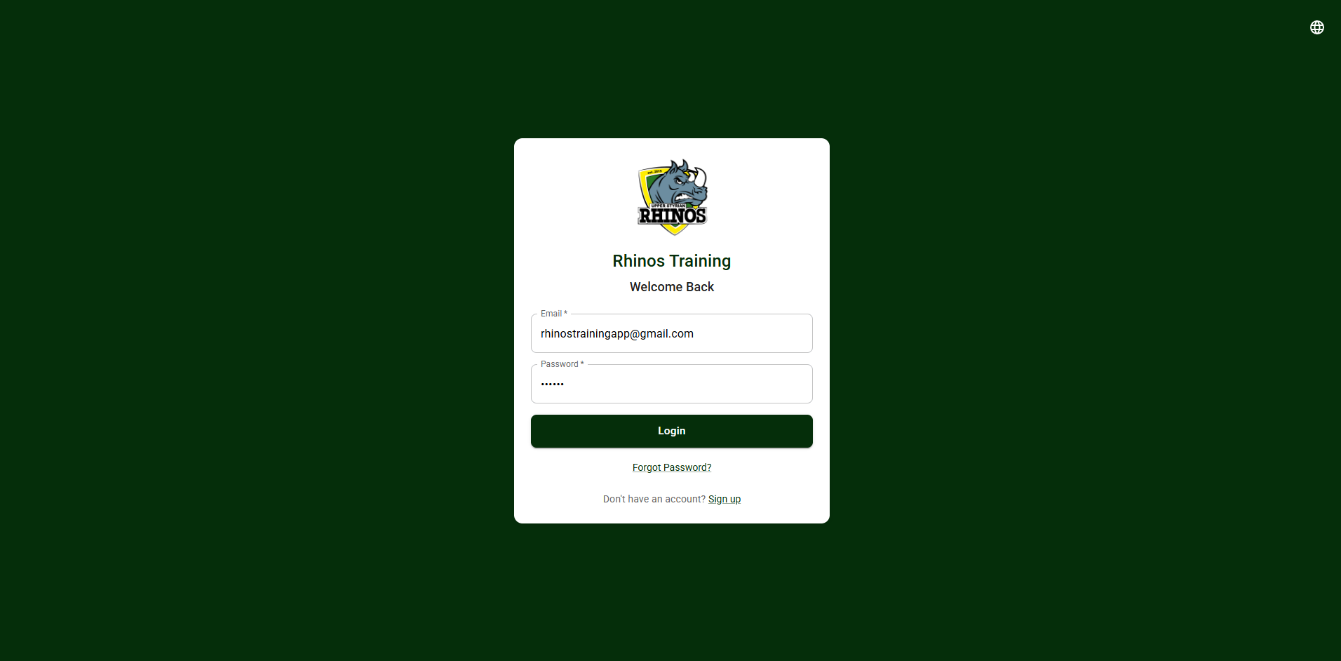 Rhinos Training App 17