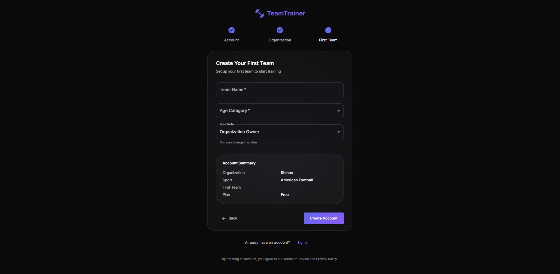 TeamTrainer 8